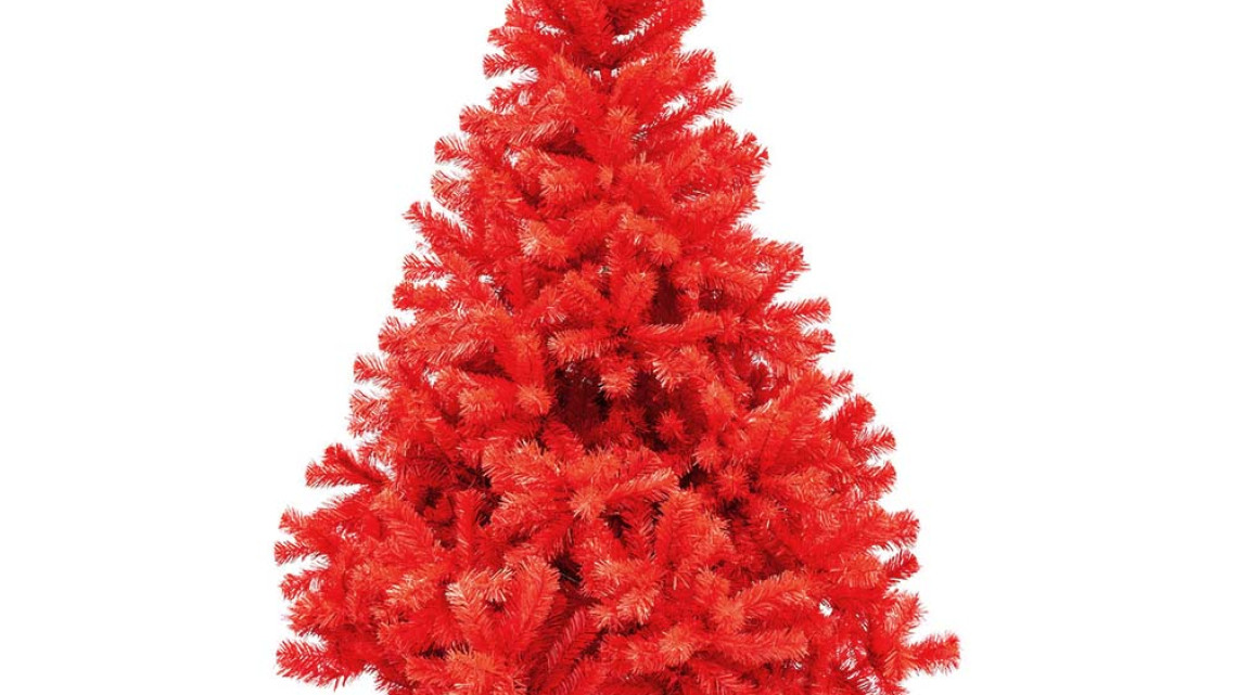 Timeless Tools Piros műfenyő, 120cm 230ág