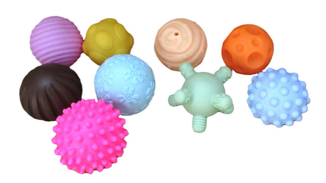 Timeless Tools Baba készségfejlesztő labda készlet, 9db