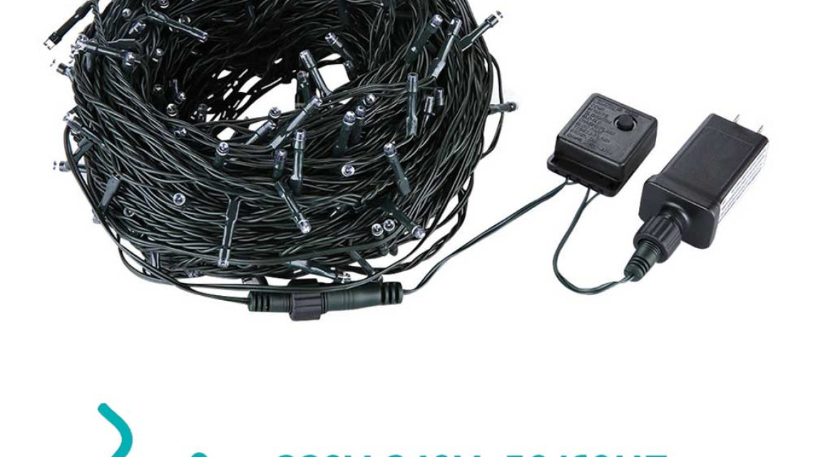 Timeless Tools LED fényfüzér választható méretben és színben-120 LED-es-melegfehér