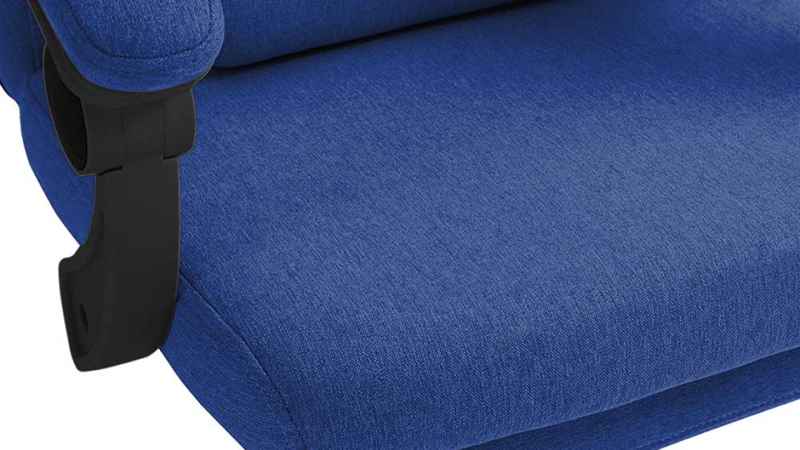 Timeless Tools Fejtámlás, lábtartós irodai forgószék sötétkék