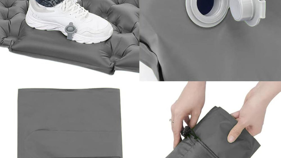 Timeless Tools Kétszemélyes túramatrac, szürke