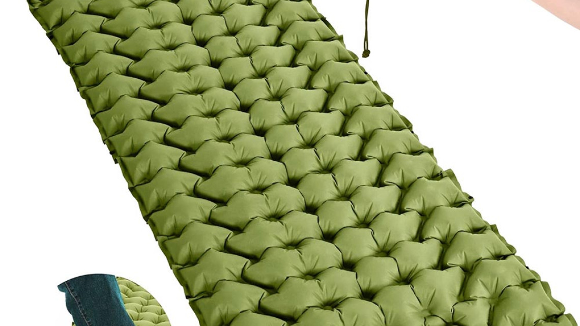 Timeless Tools Egyszemélyes túramatrac, zöld