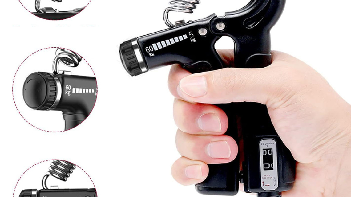 Timeless Tools 5 részes marok- és kézerősítő készlet, számlálóval 