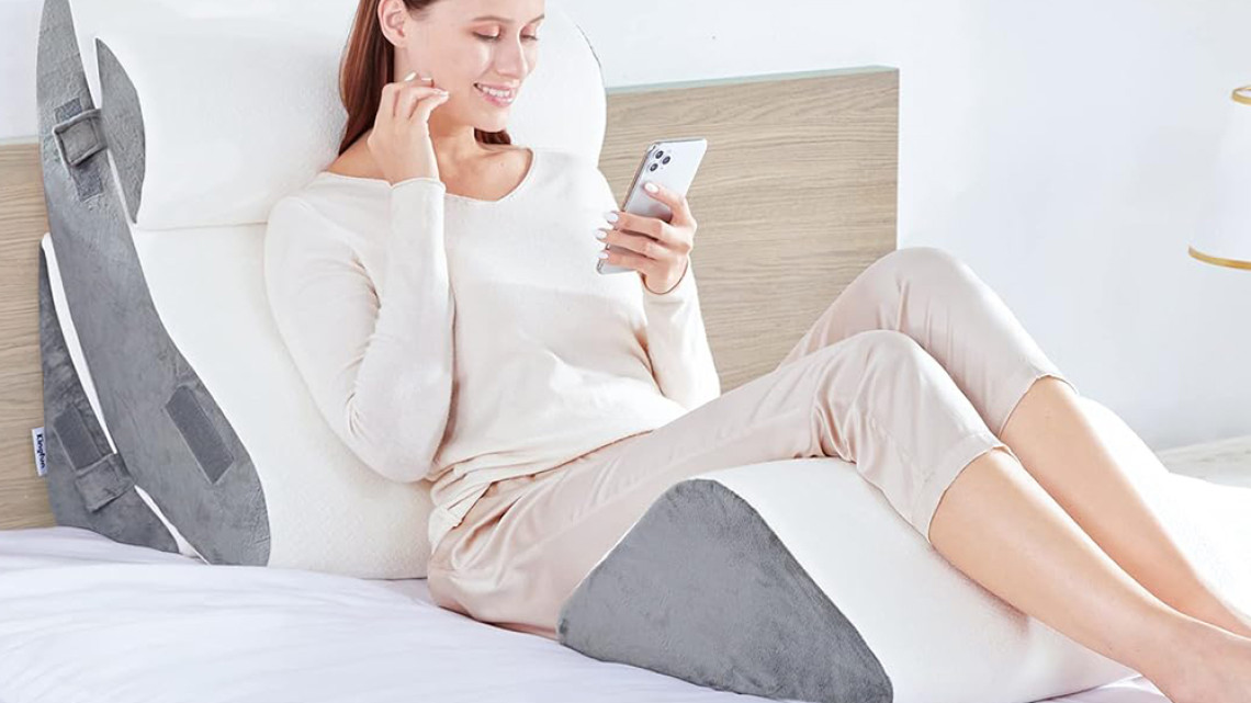 Timeless Tools Ortopédiai kialakítású hát-, nyak- és lábtámasz szett, 4 részes