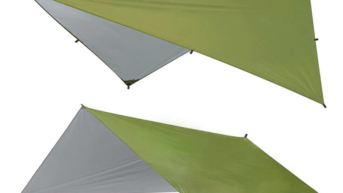 Timeless Tools 3x3 méteres, vízálló ponyva kempingezéshez, ajándék hordtáskával