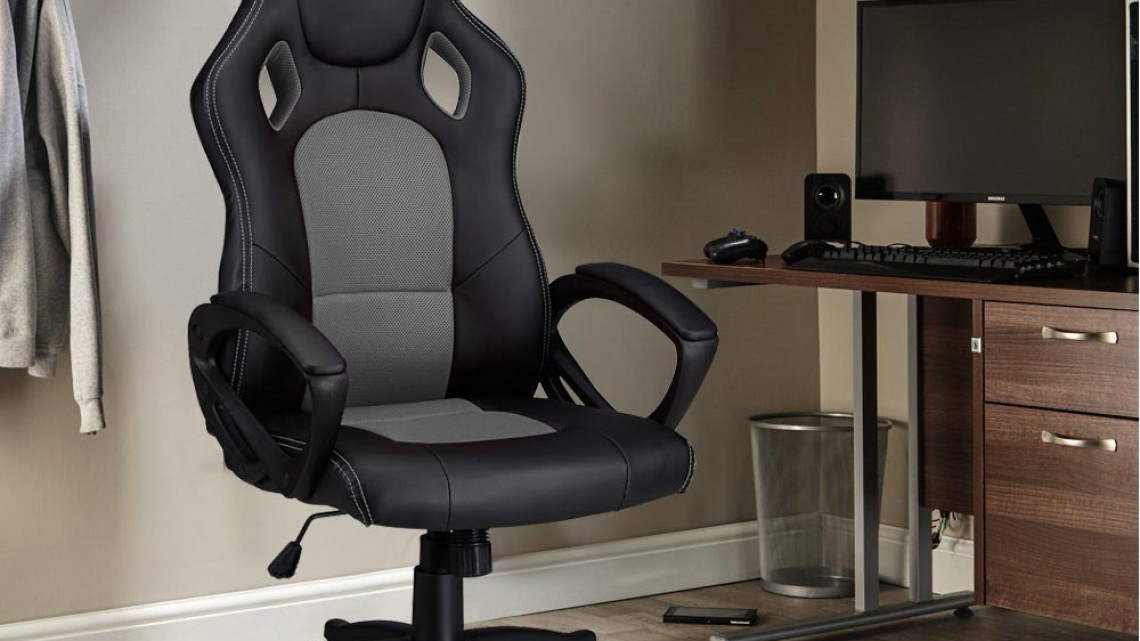 Timeless Tools Gamer szék több színben - basic-színes háttámla, szürke