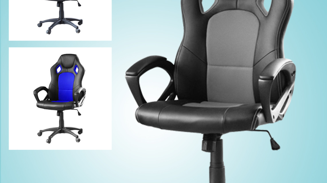 Timeless Tools Gamer szék több színben - basic-színes háttámla, szürke