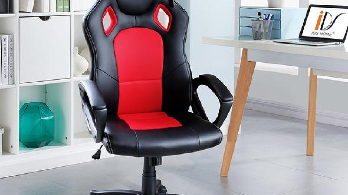 Timeless Tools Gamer szék több színben - basic-színes háttámla, piros