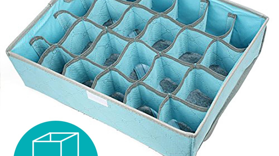 Timeless Tools 24 rekeszes fehérnemű tároló doboz