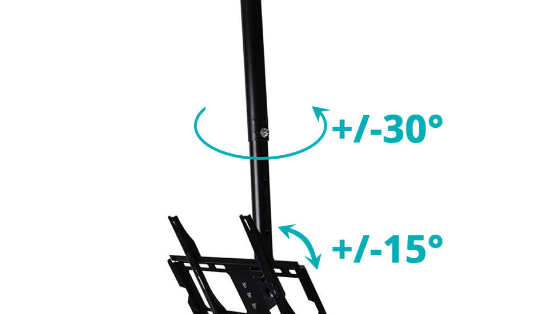 Timeless Tools Plafonhoz rögzíthető TV tartó konzol, 26-55"