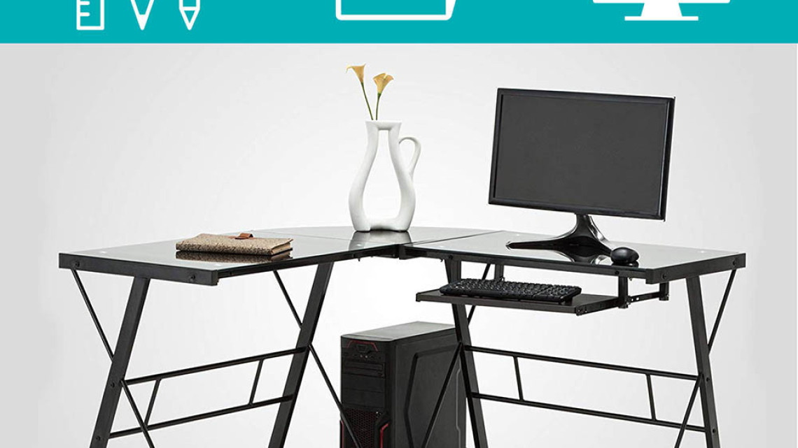 Timeless Tools L alakú íróasztal-fekete