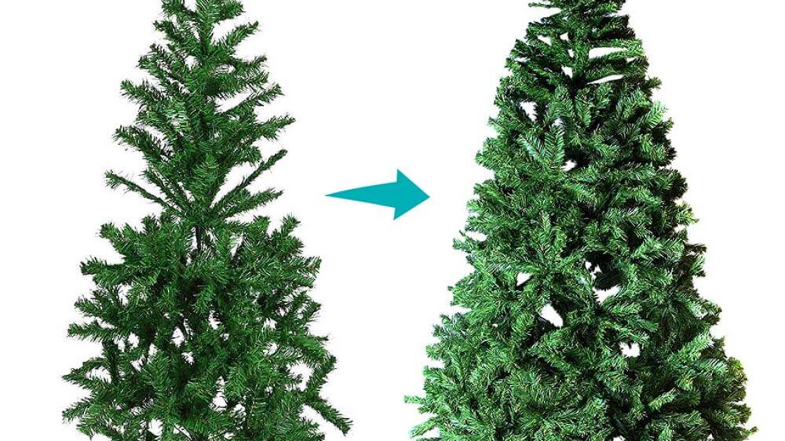 Timeless Tools Nordmann műfenyő fém talppal, 4 méretben-210 cm