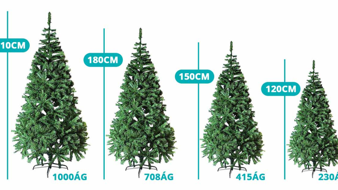 Timeless Tools Nordmann műfenyő fém talppal, 4 méretben-210 cm