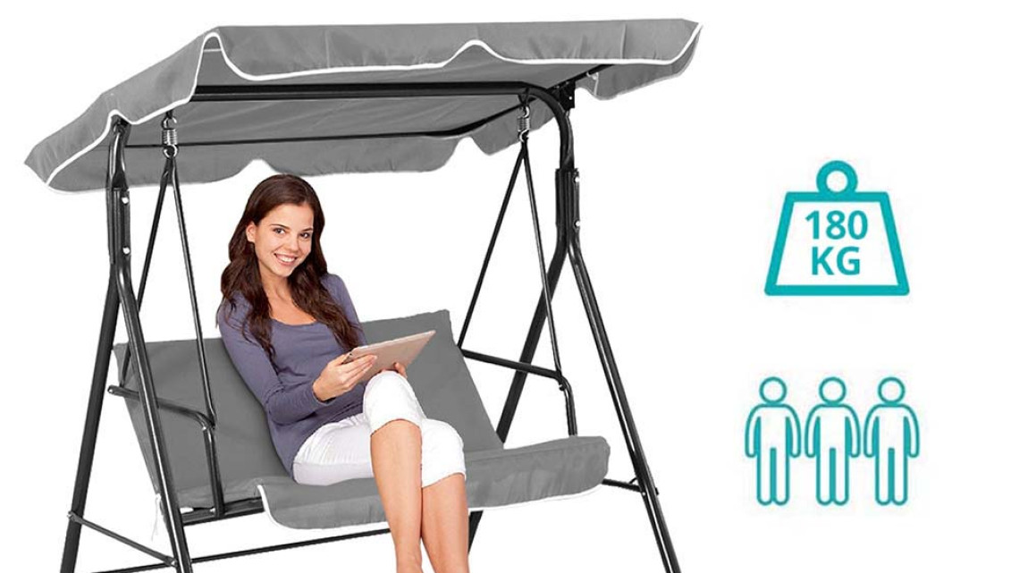 Timeless Tools Kerti hintaágy választható színben-szürke