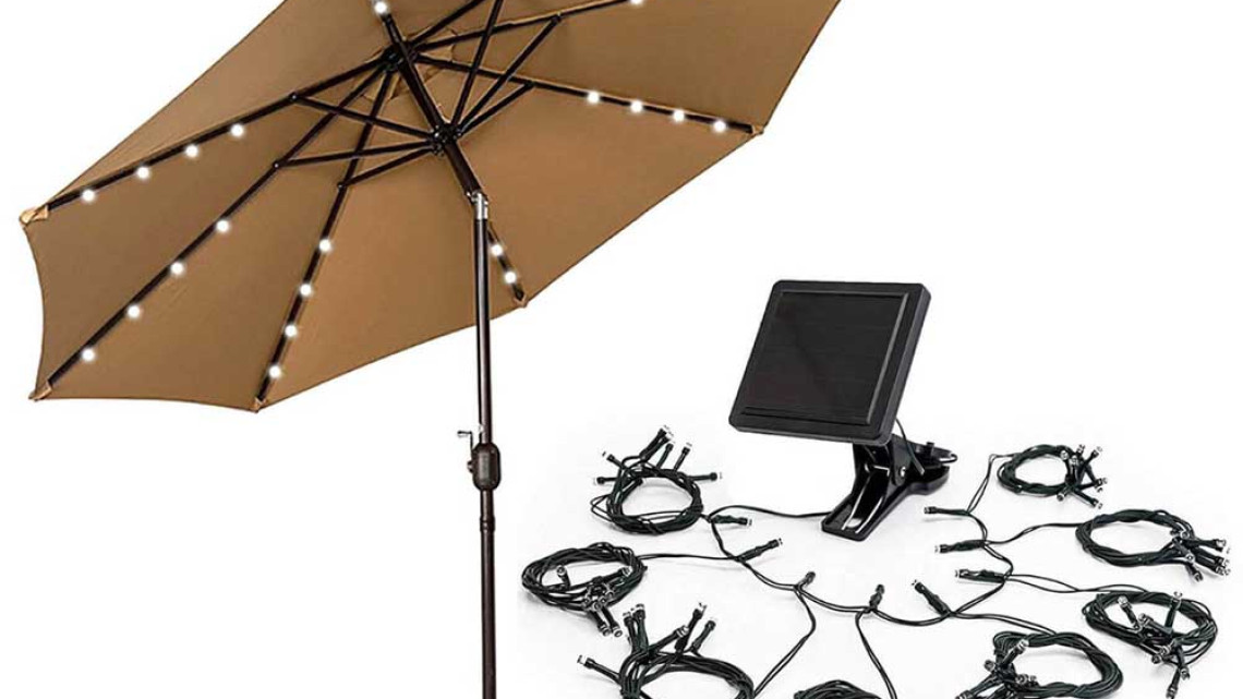 Timeless Tools Napelemes dekor fényfüzér napernyőhöz