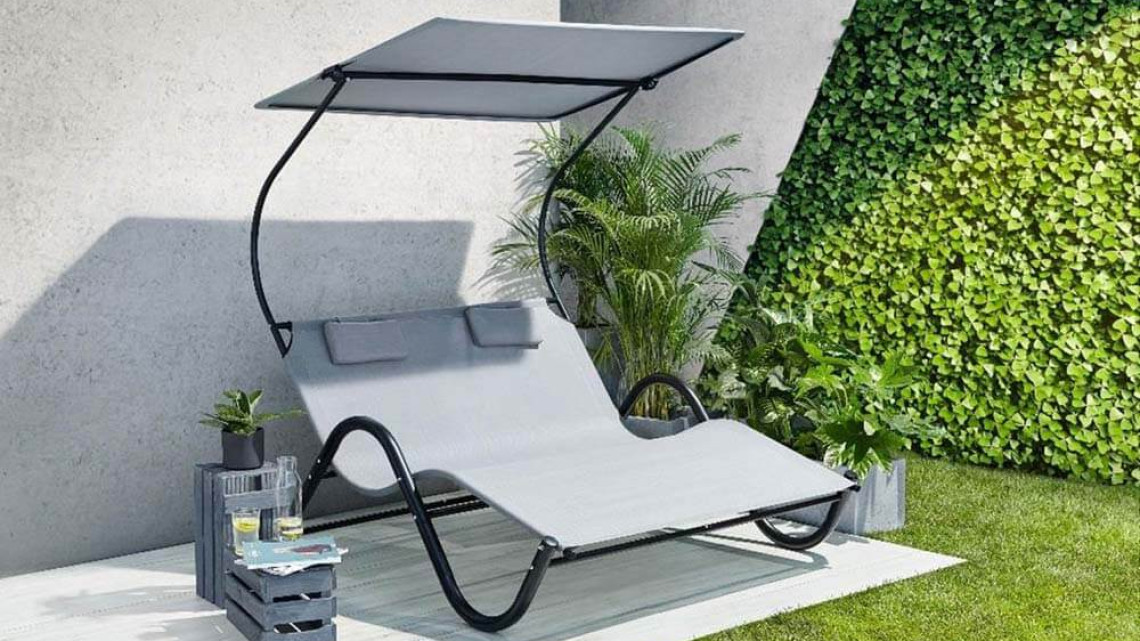 Timeless Tools 2 személyes DELUX napozóágy 3 színben-szürke