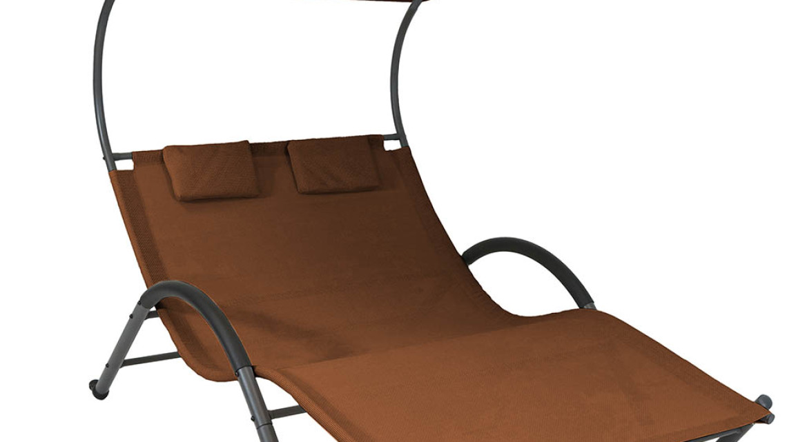 Timeless Tools 2 személyes DELUX napozóágy 3 színben-sötétbarna