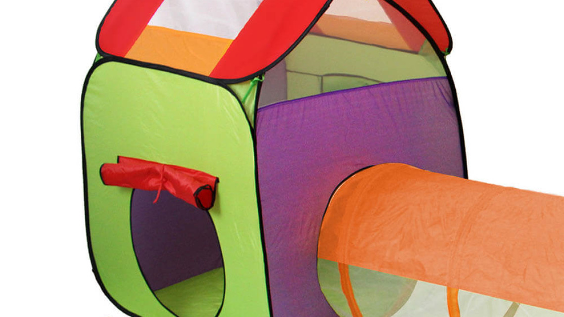 Timeless Tools Játszósátor alagúttal, 200 db ajándék labdával