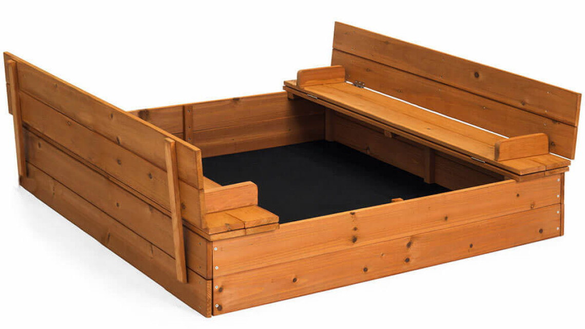 Timeless Tools Fa homokozó paddá alakítható tetővel