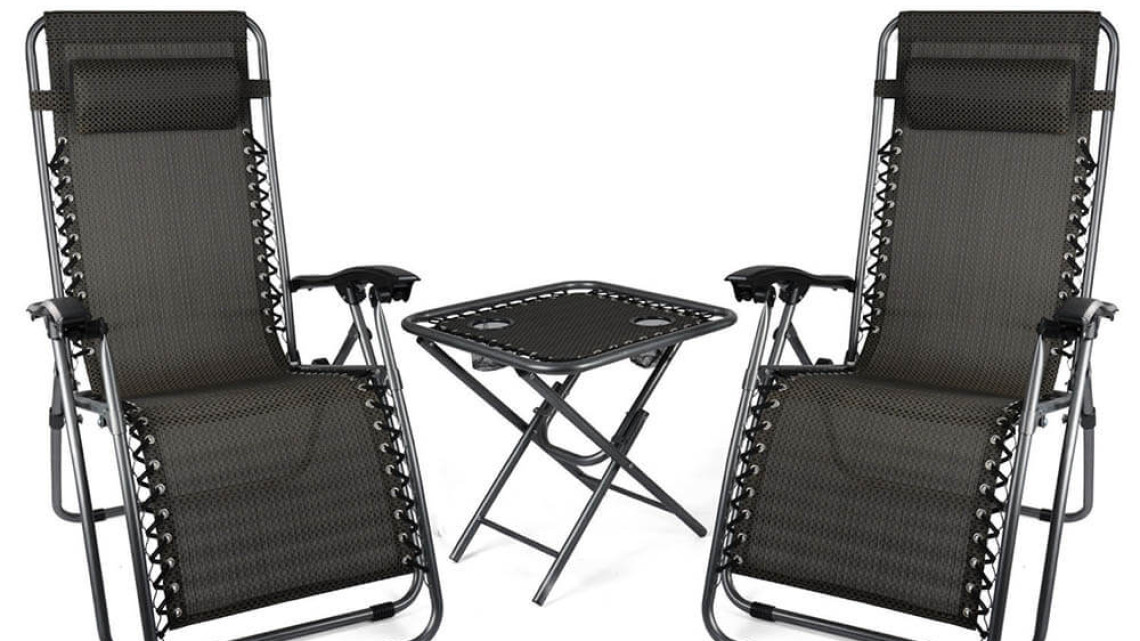 Timeless Tools 2 db zéró gravitáció kerti szék asztallal