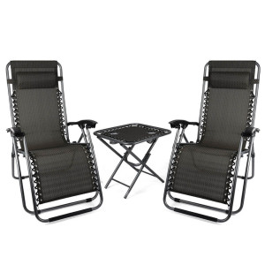 Timeless Tools 2 db zéró gravitáció kerti szék asztallal