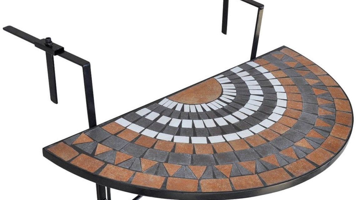 Timeless Tools Lehajtható balkon asztal 2 színben-barna