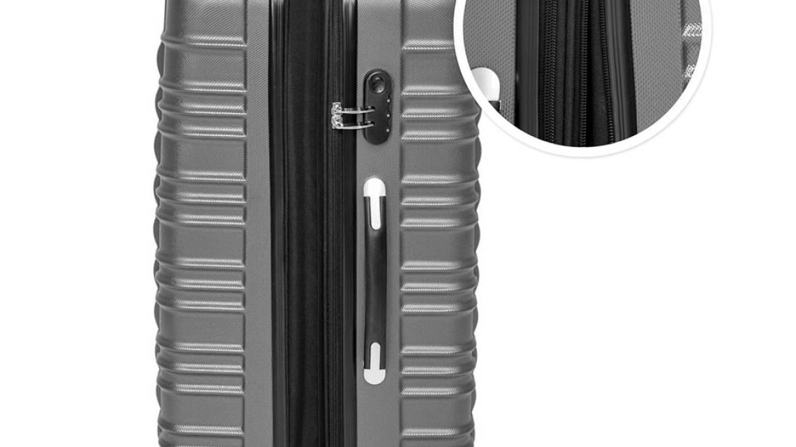 Timeless Tools 4 db-os merev falú bőrönd szett, 4 színben-szürke