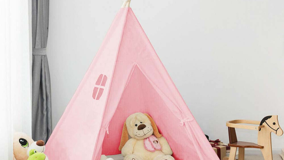 Timeless Tools Indián sátor gyerekeknek, 3 színben-rózsaszín