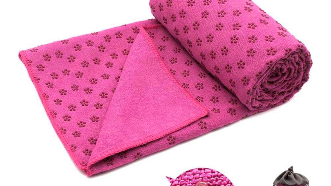 Timeless Tools Csúszásgátlós jógatörölköző ajándék táskával-pink