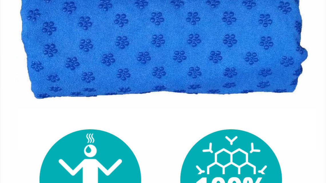 Timeless Tools Csúszásgátlós jógatörölköző ajándék táskával-kék