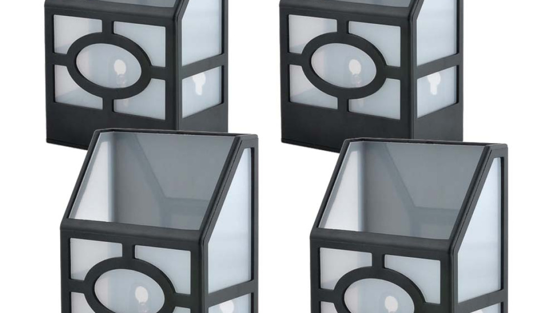 Timeless Tools 4 db kültéri, fekete, szolár lámpa