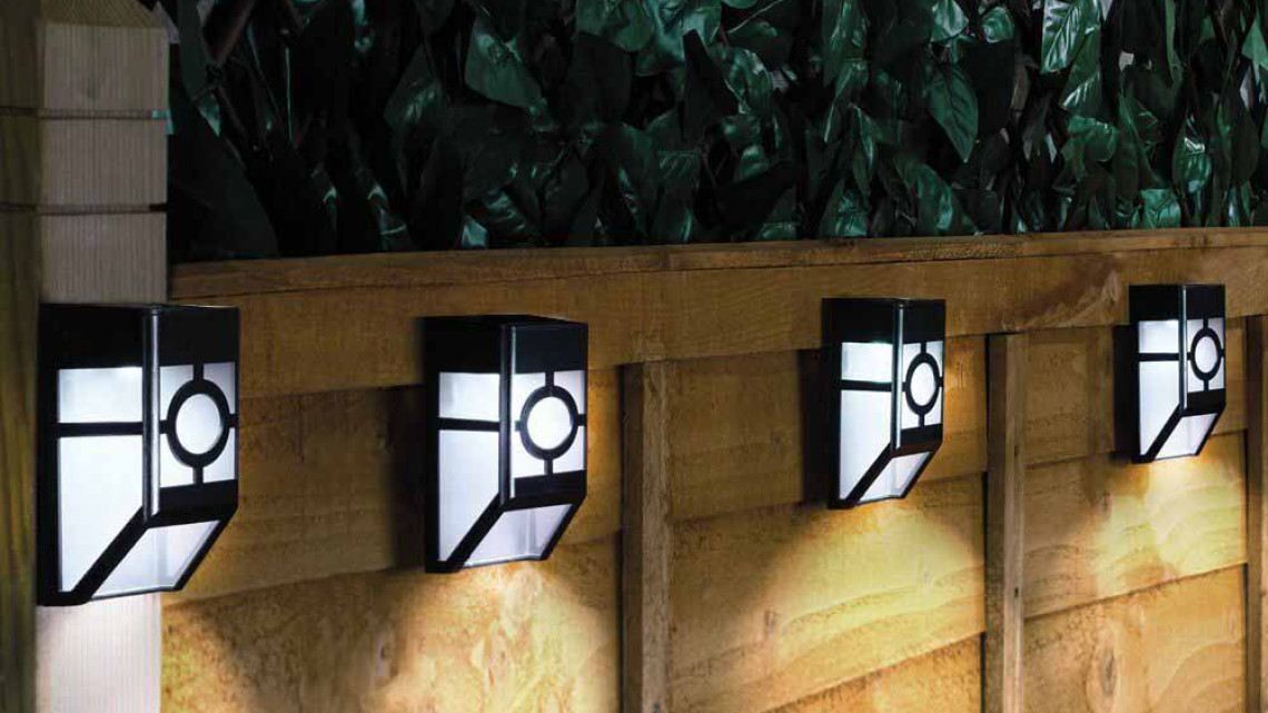 Timeless Tools 4 db kültéri, fekete, szolár lámpa