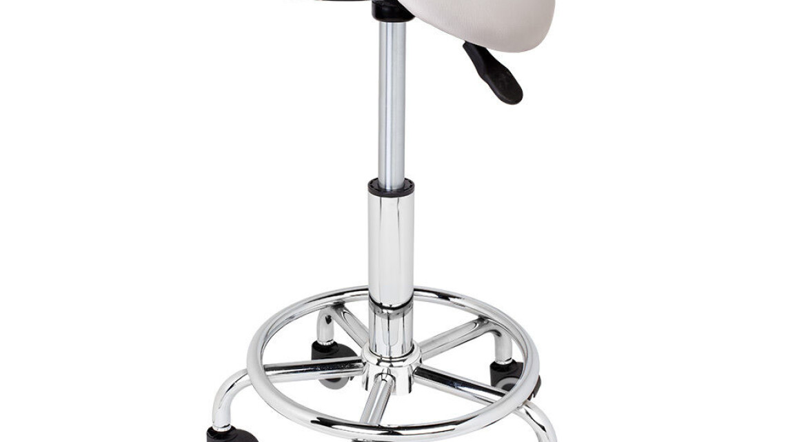 Timeless Tools Nyerges, gurulós kozmetikai szék-fehér