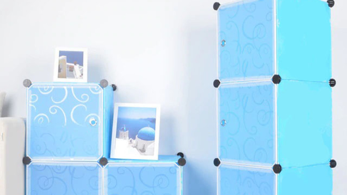 Timeless Tools Műanyag elemes szekrény-kék