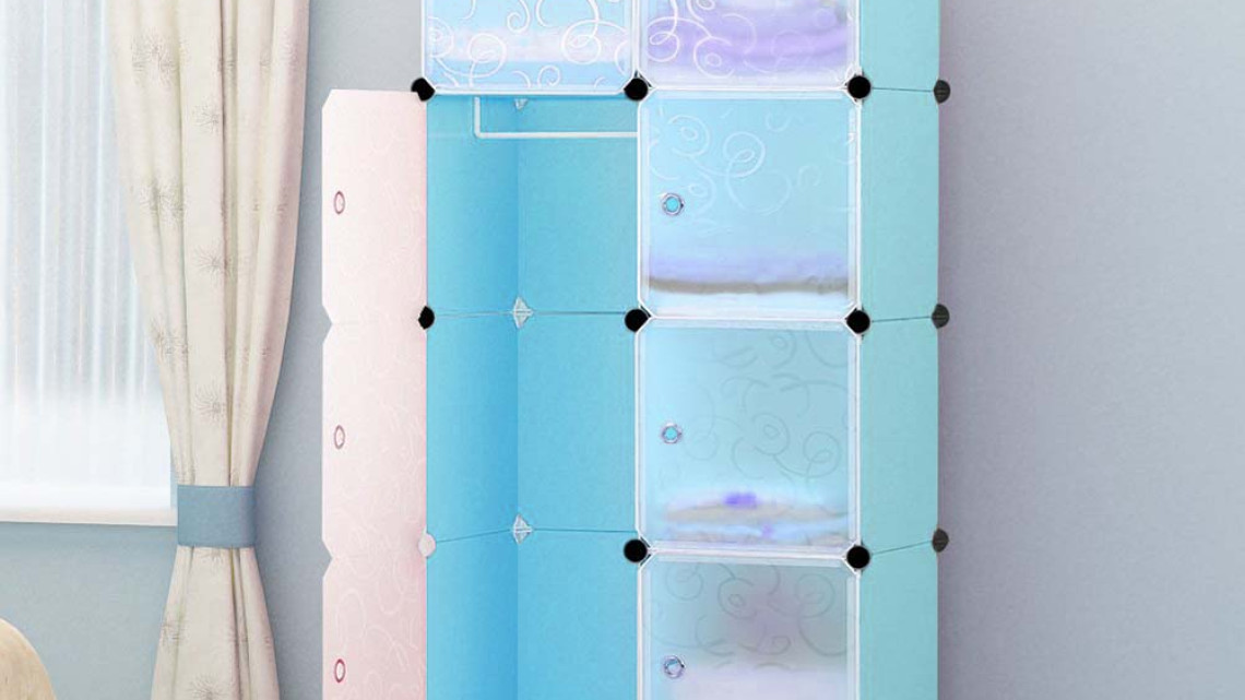 Timeless Tools Műanyag elemes szekrény-kék