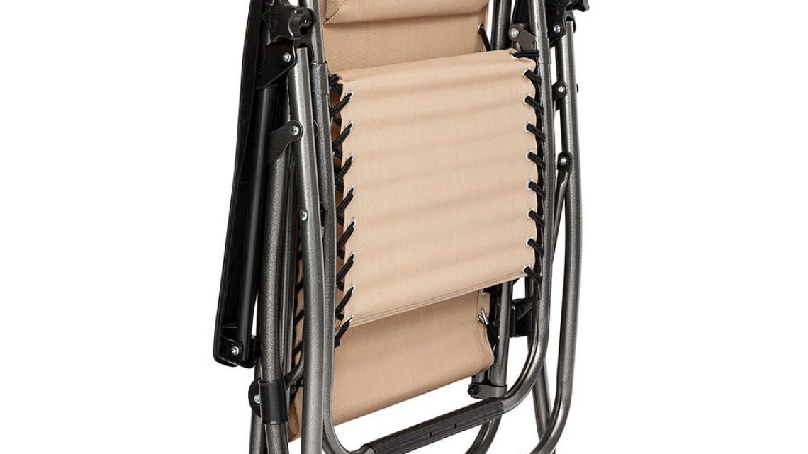 Timeless Tools Zéró gravitáció kerti szék ajándék pohártartóval, 2 db-bézs