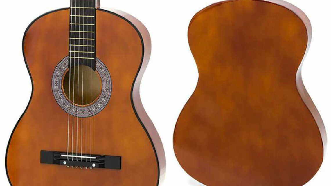 Timeless Tools Akusztikus gitár szett kezdőknek, ajándék hangolóval, 2 színben-barna