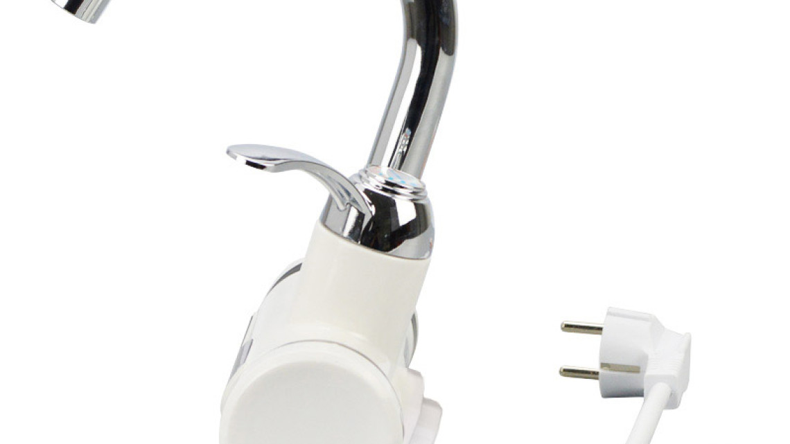 Timeless Tools LED kijelzős vízmelegítő csaptelep -fali, vízszintes csatlakozás