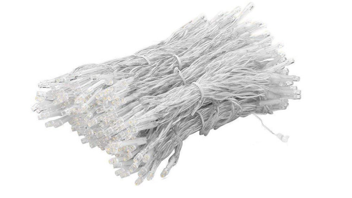 Timeless Tools LED-es jégcsap fényfüggöny 2 méretben, hidegfehér-230 LED-del