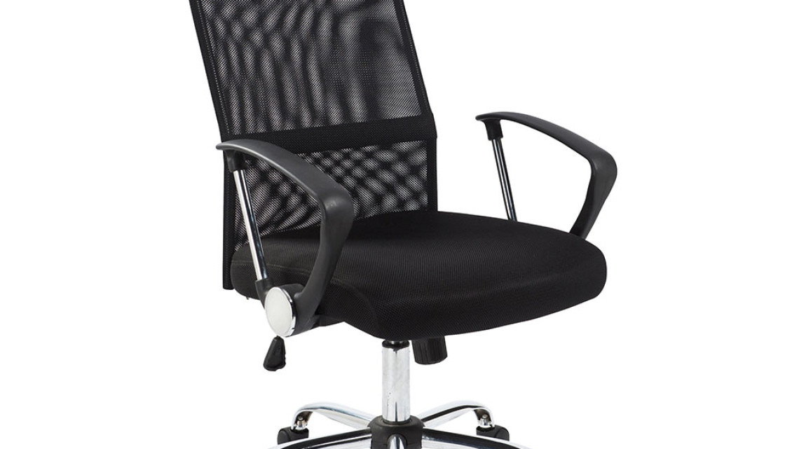 Timeless Tools Ergonomikus irodai szék magasított háttámlával - fekete