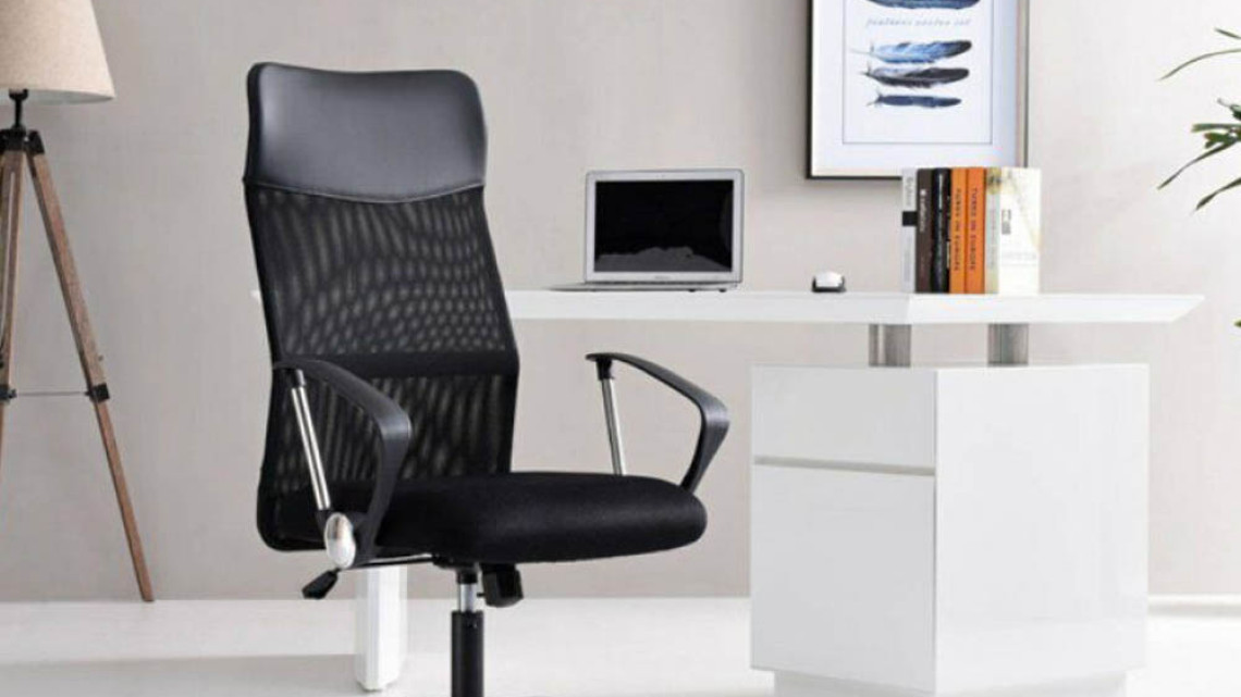 Timeless Tools Ergonomikus irodai szék magasított háttámlával - fekete