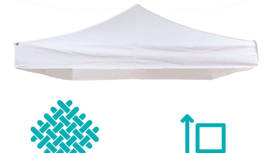 Timeless Tools Pavilon ponyva több típusban-2,9x2,9 méteres tető ponyva