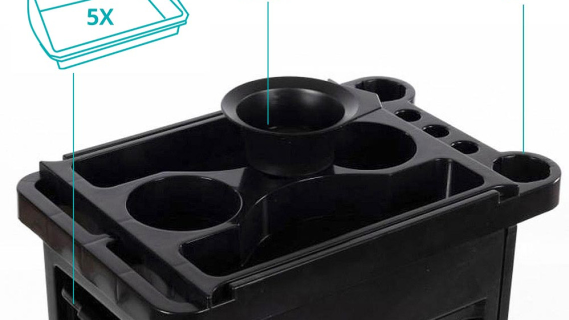 Timeless Tools Fodrászkocsi 5 fiókkal