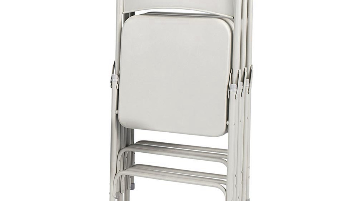 Timeless Tools Párnázott, összecsukható szék 4 db-os, fehér színben