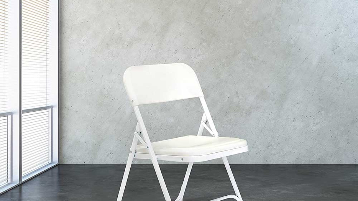 Timeless Tools Párnázott, összecsukható szék 4 db-os, fehér színben