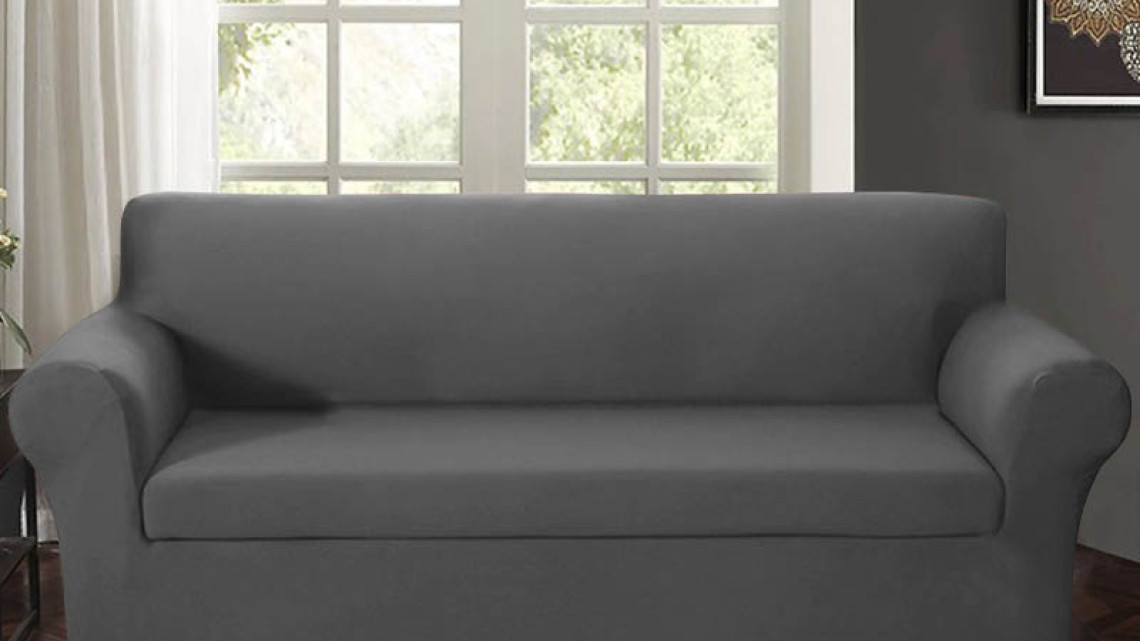 Timeless Tools Fotel-, és kanapévédő huzat több típusban-3 személyes kanapéhoz-szürke