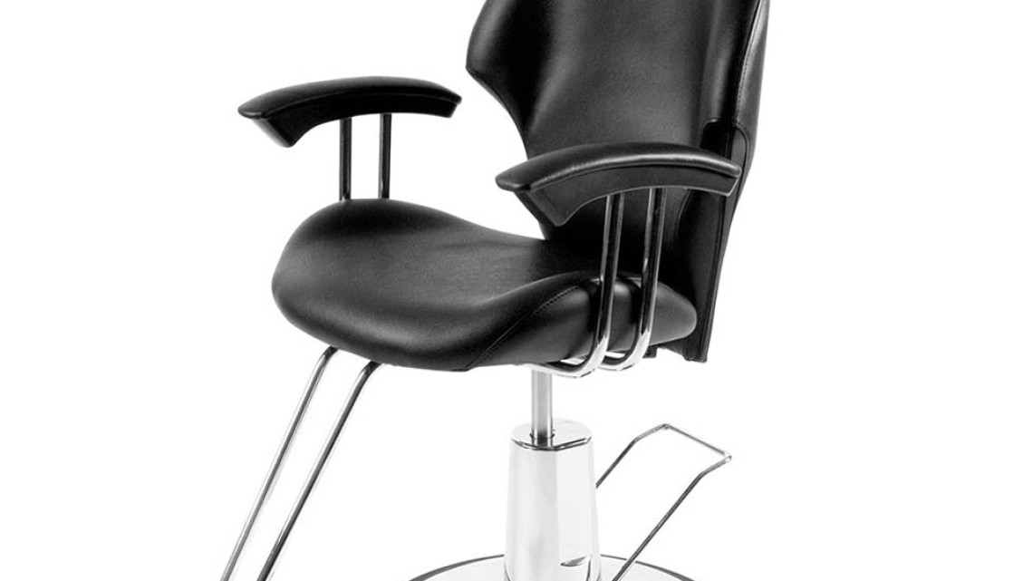 Timeless Tools Fodrász szék állítható magassággal-fekete