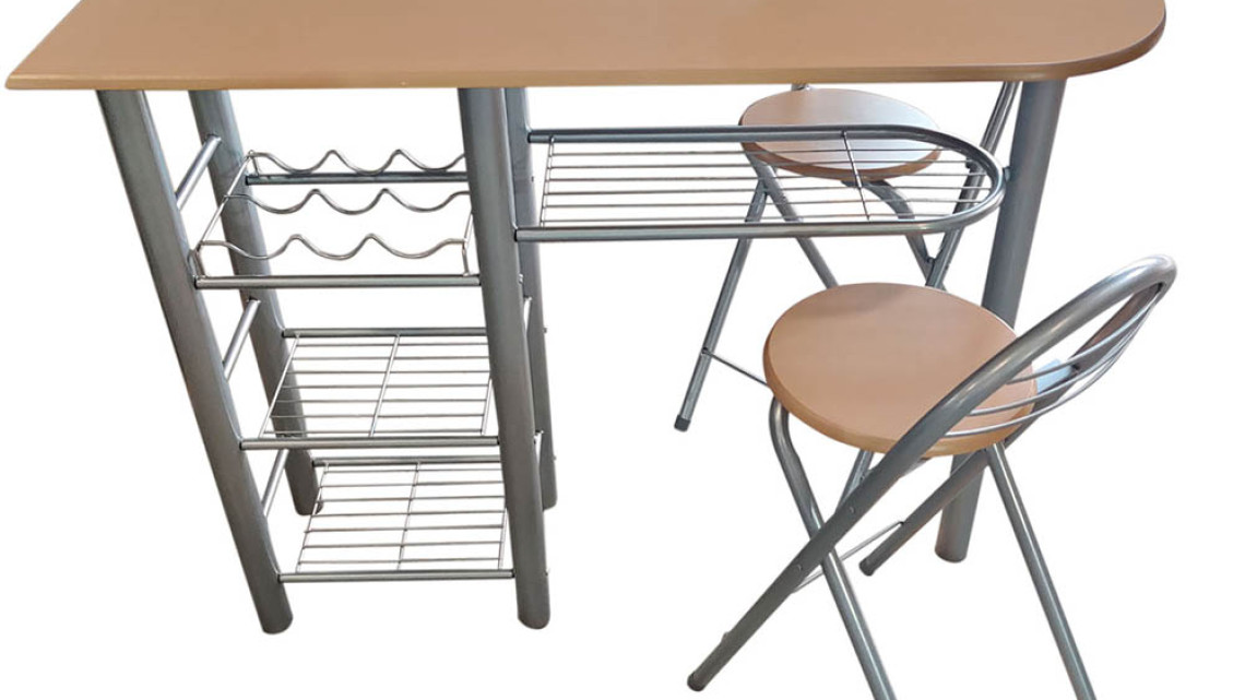 Timeless Tools Konyhai bárszett 2 db székkel és asztallal