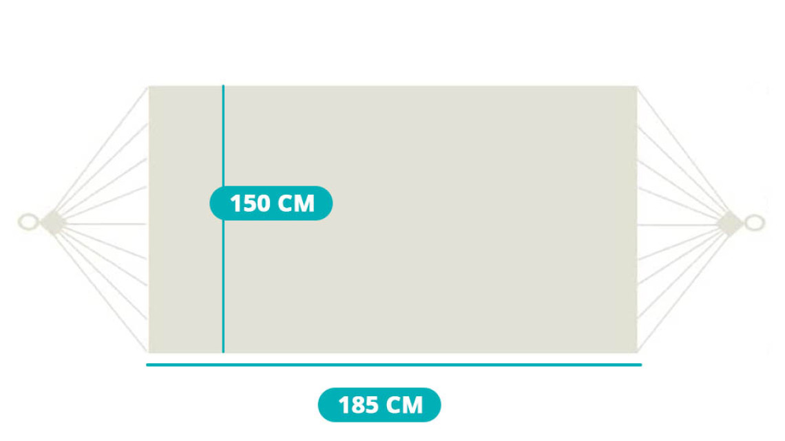 Timeless Tools Kétszemélyes függőágy-bézs