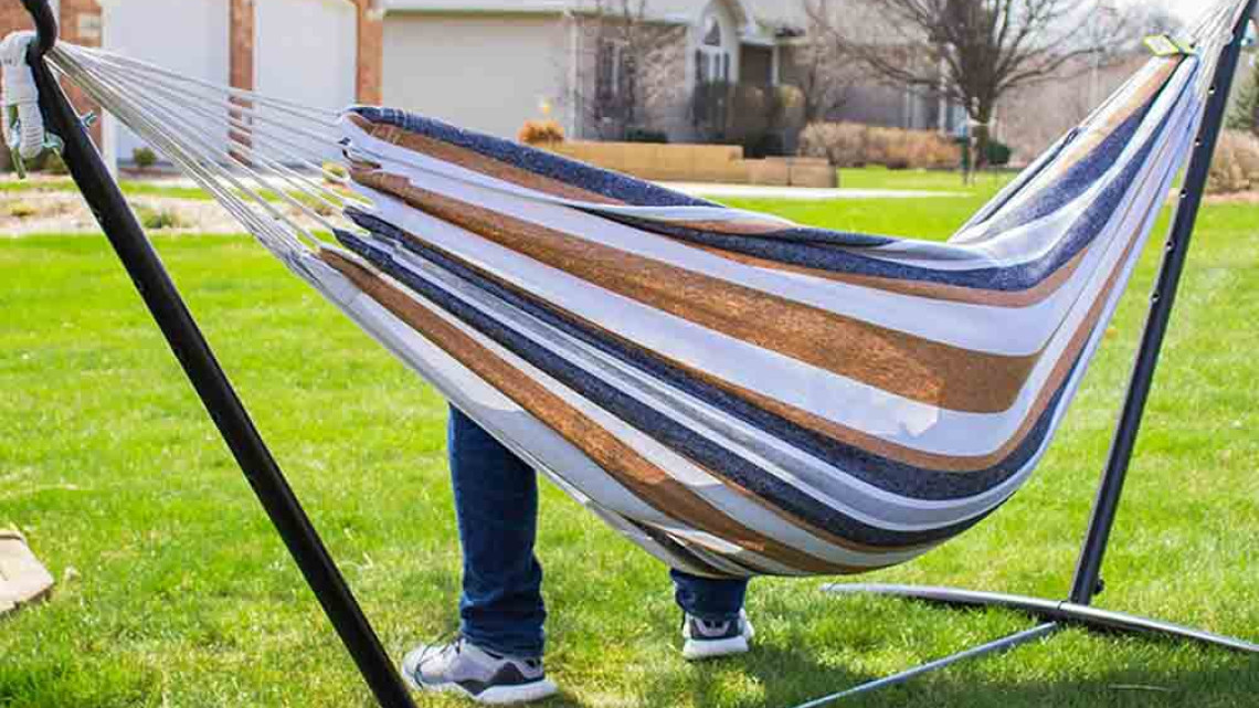 Timeless Tools Kétszemélyes függőágy-barna